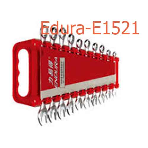 Bộ chìa khóa vòng miệng 10 món 6,8,10,11,12,13,14,15,16,17mm  Edura-E1521
