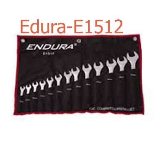 Bộ chìa khóa vòng miệng 13 món. 8,9,10,11,12,13,14,15,16,17,18,19,22mm Edura-E1512