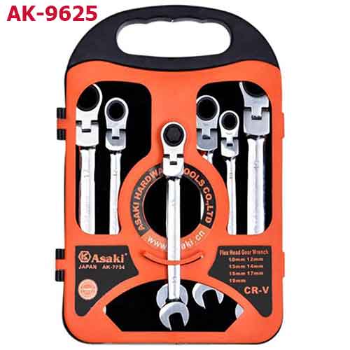 Bộ cờ lê miệng vòng 2 chiều AK-9625