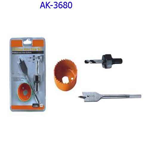 Bộ công cụ khoét lỗ gỗ & thạch cao AK-3680