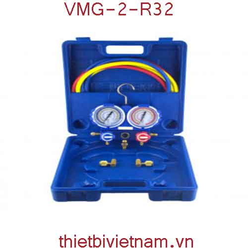 Bộ đồng hồ nạp gas VALUE VMG-2-R32