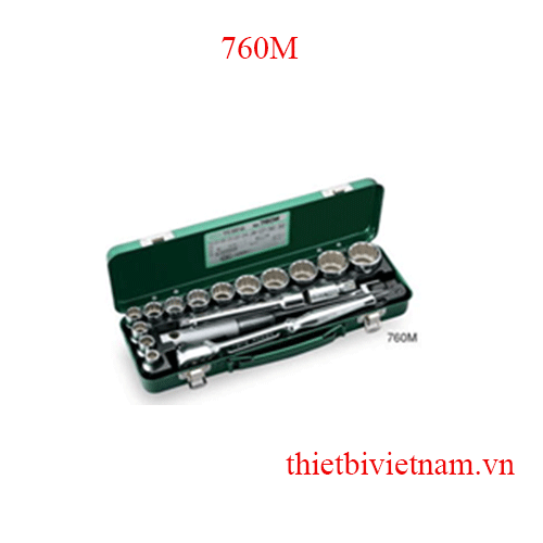 Bộ khẩu ½”  12 cạnh xách tay sửa chữa di động Tone 760M
