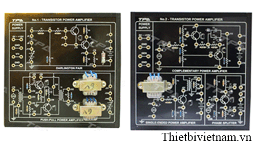 Bộ thí nghiệm khuếch đại công suất Transistor - TPAD.Q081X