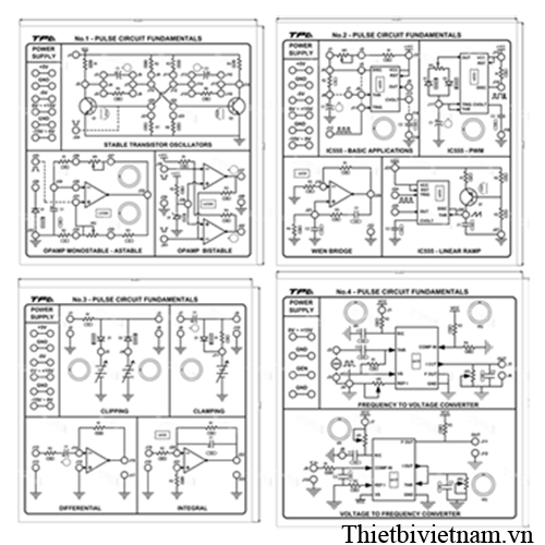 Bộ thực hành kỹ thuật xung- TPAD.Q181X