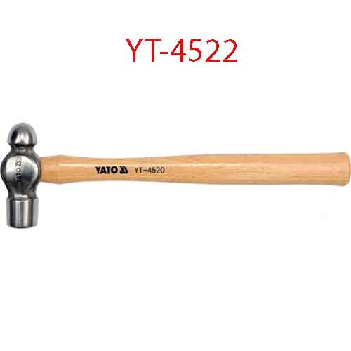 Búa đầu bi tròn cán gỗ 900g YATO YT-4522
