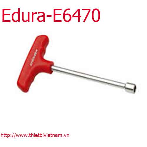  Cần xiết tuýp chữ T cán nhựa 13x125mm   Edura-E6470