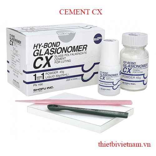 CEMENT CX - XI MĂNG GẮN CẦU CHỤP, MÃO