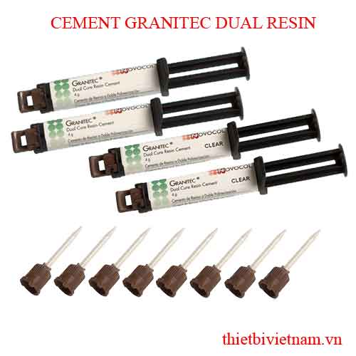CEMENT GRANITEC DUAL RESIN - GẮN PHỤC HÌNH TOÀN SỨ, LƯỠNG TRÙNG HỢP