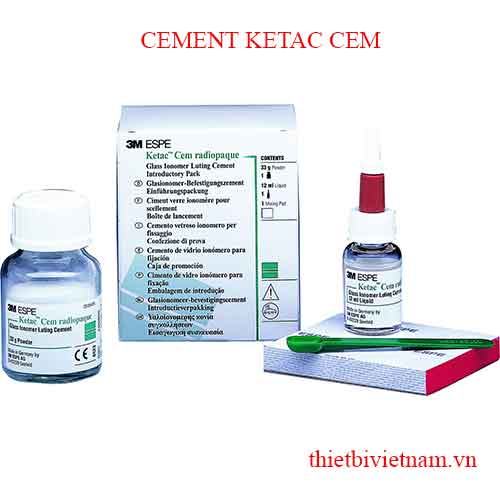 CEMENT KETAC CEM XANH - XI MĂNG GẮN CHỈNH NHA