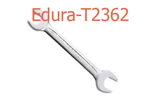  Chìa khóa 2 đầu miệng xi bóng 27x30mm Edura-T2362