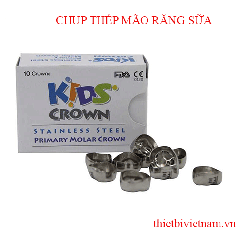 CHỤP THÉP MÃO RĂNG SỮA HÀN QUỐC Kid Crown