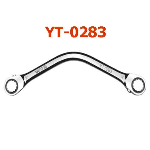 Cờ lê 2 đầu vòng bán nguyệt tự động (bóng)10x11MM YATO YT-0283