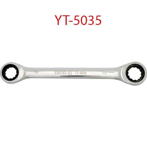 Cờ lê 2 đầu vòng tự động (bóng) hệ mét 17x19mm YATO YT-5035