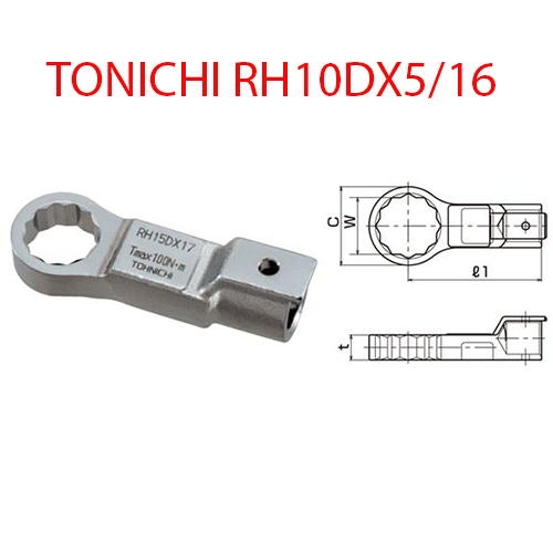 CỜ LÊ ĐẦU VÒNG TOHNICHI RH10DX5/16