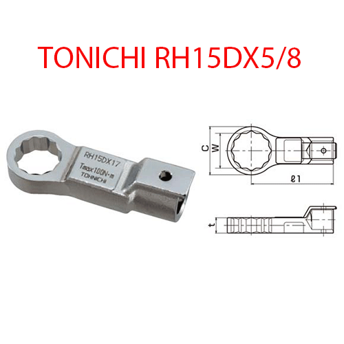 CỜ LÊ ĐẦU VÒNG TOHNICHI RH15DX5/8