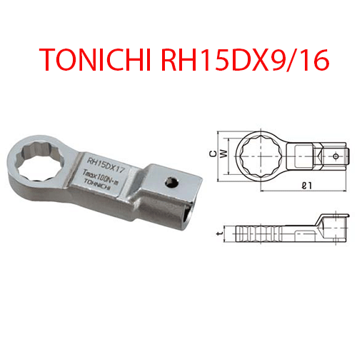 CỜ LÊ ĐẦU VÒNG TOHNICHI RH15DX9/16