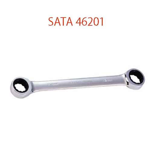 Cờ lê hai đầu vòng tự động (hệ mét) 8 x 9mm SATA 46201