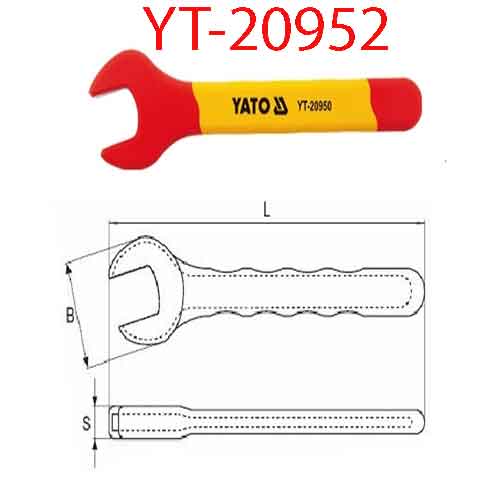 Cờ lê miệng cách điện 8mm YATO YT-20952