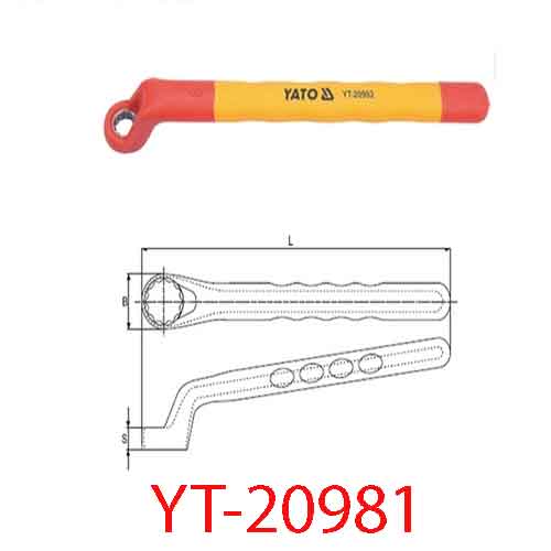 Cờ lê vòng cách điện 7mm YATO YT-20981