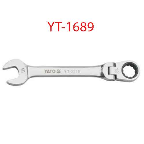 Cờ lê vòng miêng tự động lắc léo (mờ)23mm YATO YT-1689