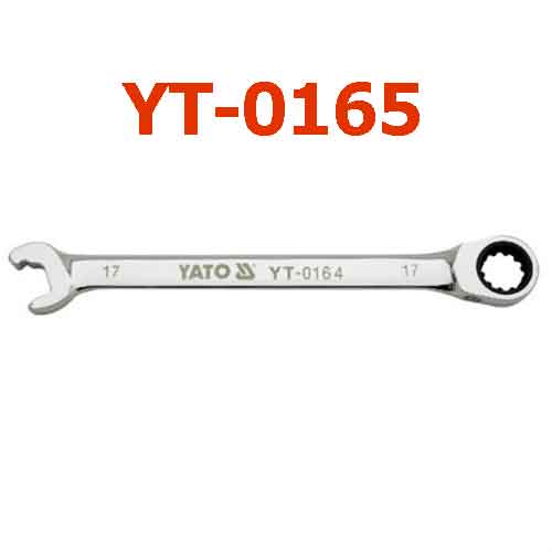 Cờ lê vòng miệng tự động - tháo nhanh (bóng)19mm YATO YT-0165