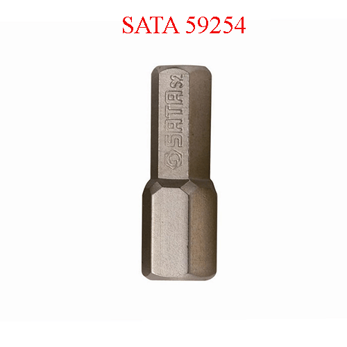 Đầu lục giác 1/4 inch cỡ 4mm x 25mm - 5cái/gói SATA 59254