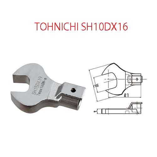 Đầu mở cờ lê TOHNICHI SH10DX16