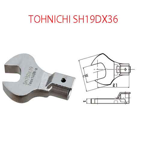 Đầu mở cờ lê TOHNICHI SH19DX36