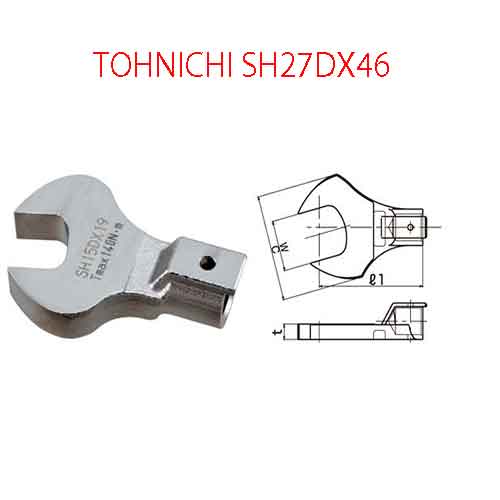 Đầu mở cờ lê TOHNICHI SH27DX46