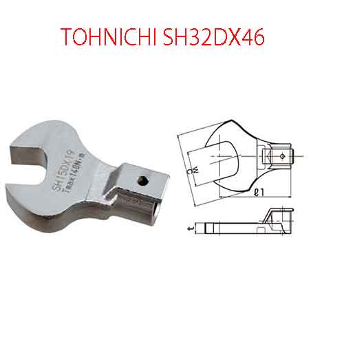 Đầu mở cờ lê TOHNICHI SH32DX46