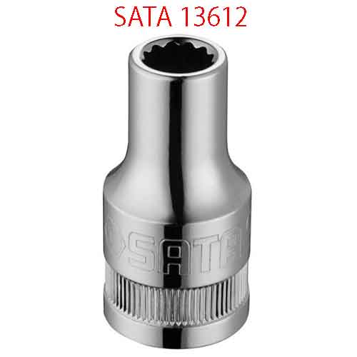 Đầu tuýp 12 cạnh 1/2 inch cỡ 21mm SATA 13612