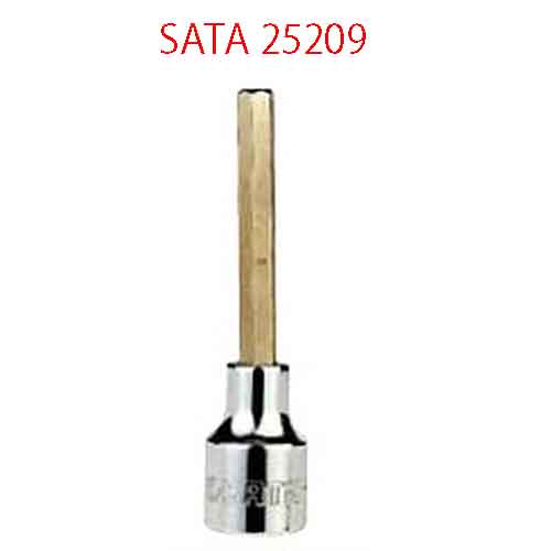 Đầu tuýp 1/2 inch loại dài mũi lục giác 17mm SATA 25209