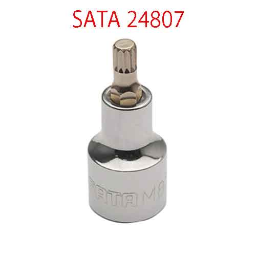 Đầu tuýp 1/2 inch mũi 10 cánh m16 SATA 24807