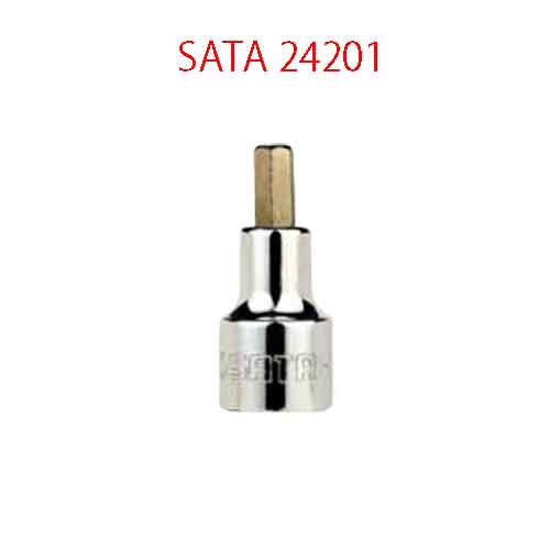 Đầu tuýp 1/2 inch mũi lục giác 4mm SATA 24201