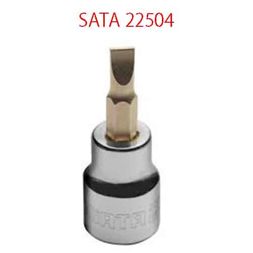 Đầu tuýp 3/8 inch mũi dẹp 4mm SATA 22504