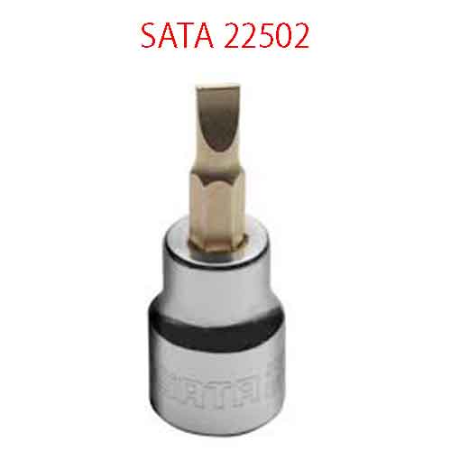 Đầu tuýp 3/8 inch mũi dẹp 6.5mm SATA 22502