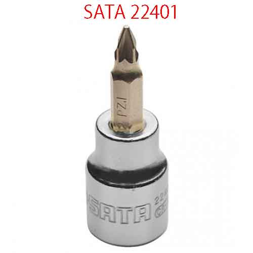 Đầu tuýp 3/8 inch mũi pozi #1 SATA 22401