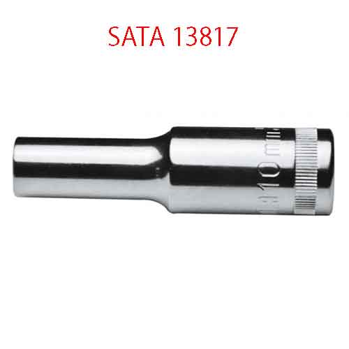 Đầu tuýp dài 12 cạnh 1/2 inch cỡ 17mm SATA 13817