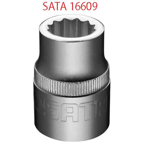 Đầu tuýp dài 12 cạnh 3/4 inch cỡ 27mm SATA 16609