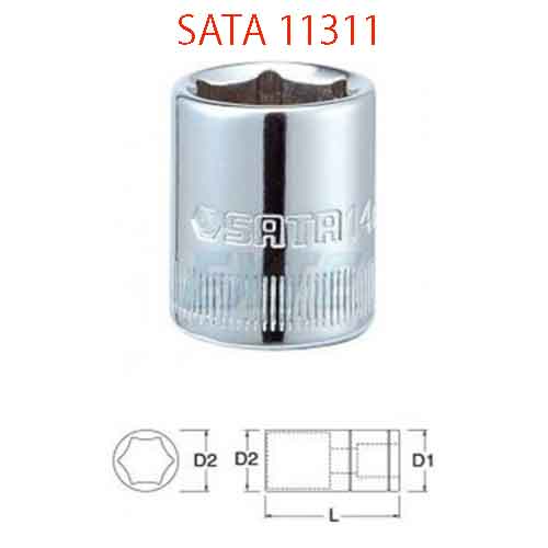  Đầu tuýp lục giác 1/4