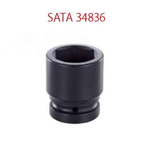 Đầu tuýp lục giác đen 1 inch cỡ 48mm SATA 34836