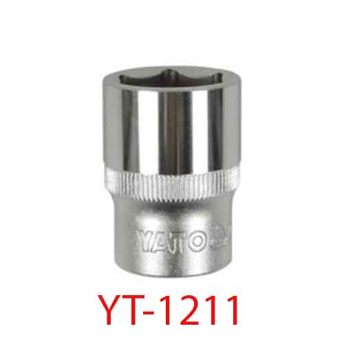 Đầu tuýp Lục giác loại ngắn 18mm 1/2