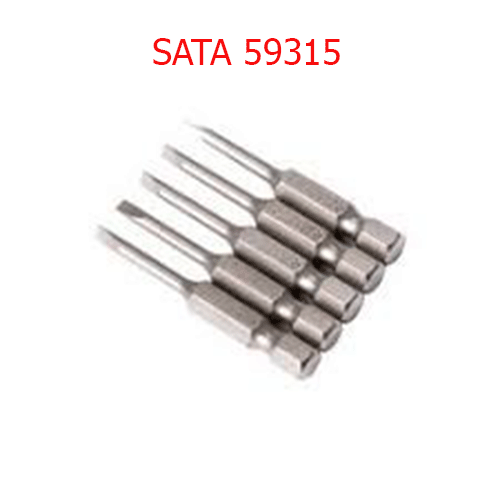 Đầu vít dẹp 1/4 inch cỡ 5.0mm x 50mm - 5cái/gói SATA 59315