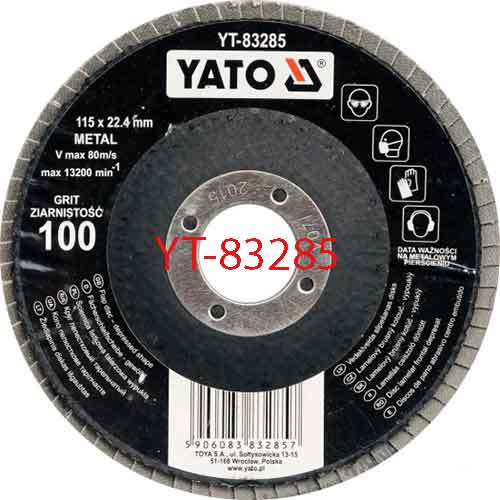 Đĩa mài nhám xếp 115mm Grit 100 YATO YT-83285