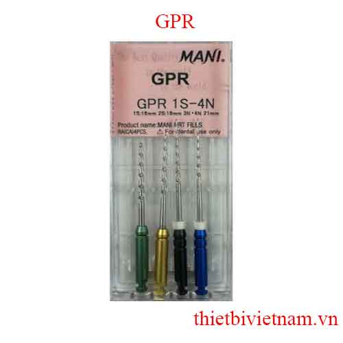 GPR - DỤNG CỤ LẤY GUTTA PERCHA MANI