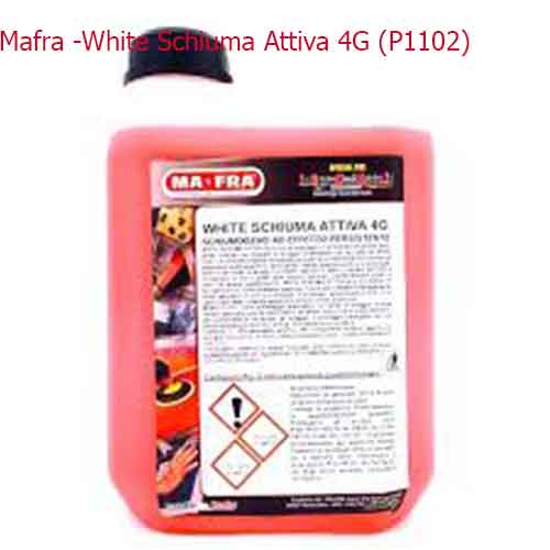  Hóa chất tạo bọt rửa xe  Mafra -White Schiuma Attiva 4G (P1102) 