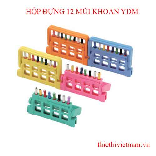HỘP ĐỰNG 12 MŨI KHOAN YDM - REAMER & BUR GUARD STERILIZATION CASE