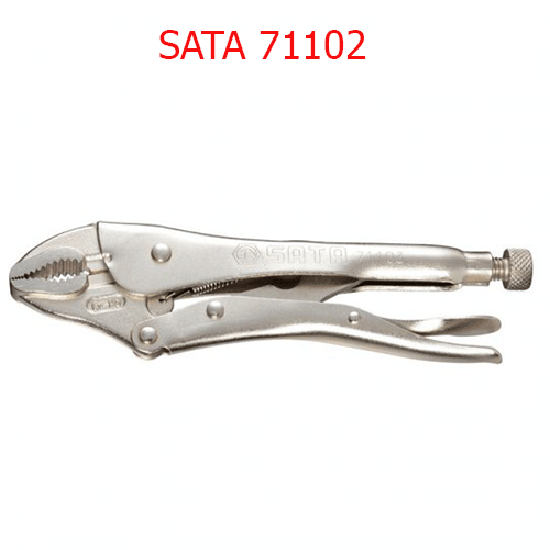Kềm bấm chết  mũi cong 7 inch SATA 71102