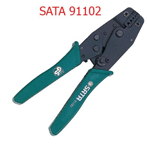 Kềm bấm cốt 8 inch SATA 91102