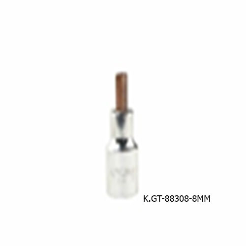 Khẩu 1/2 inch đầu lục giác; vật liệu bằng thép CRV; Kích cỡ: 8mm                                                 